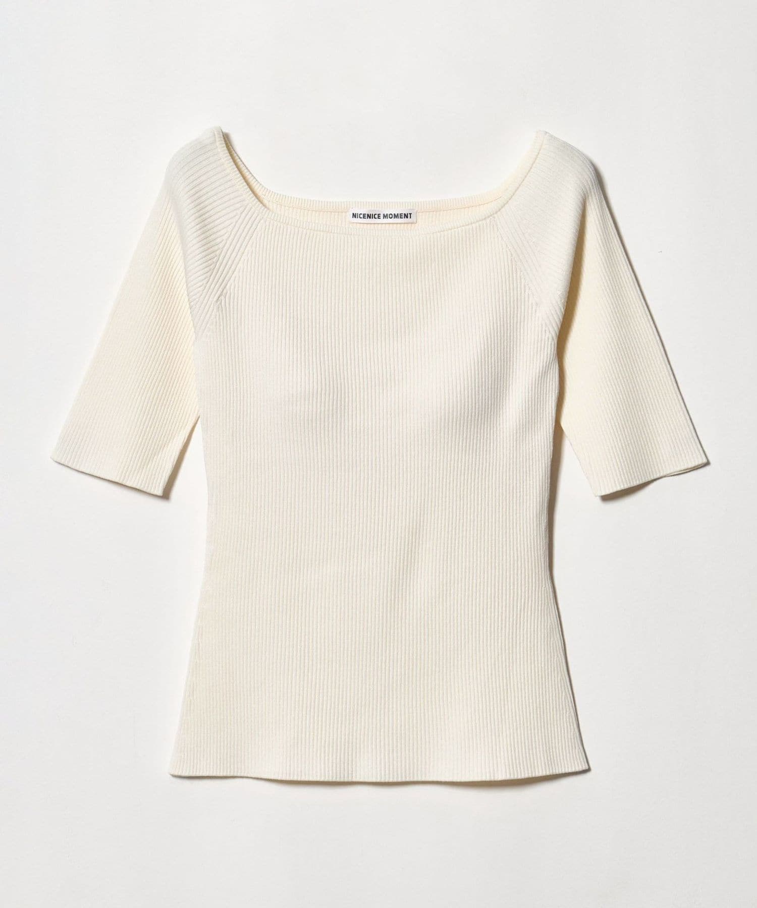 別注】＜NICENICE MOMENT for conte＞ OPEN SHOULDER ニット