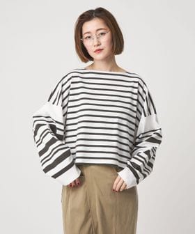 Le minor/【別注】＜Le minor＞ロングスリーブ ボートネックTシャツ/Tシャツ / カットソー