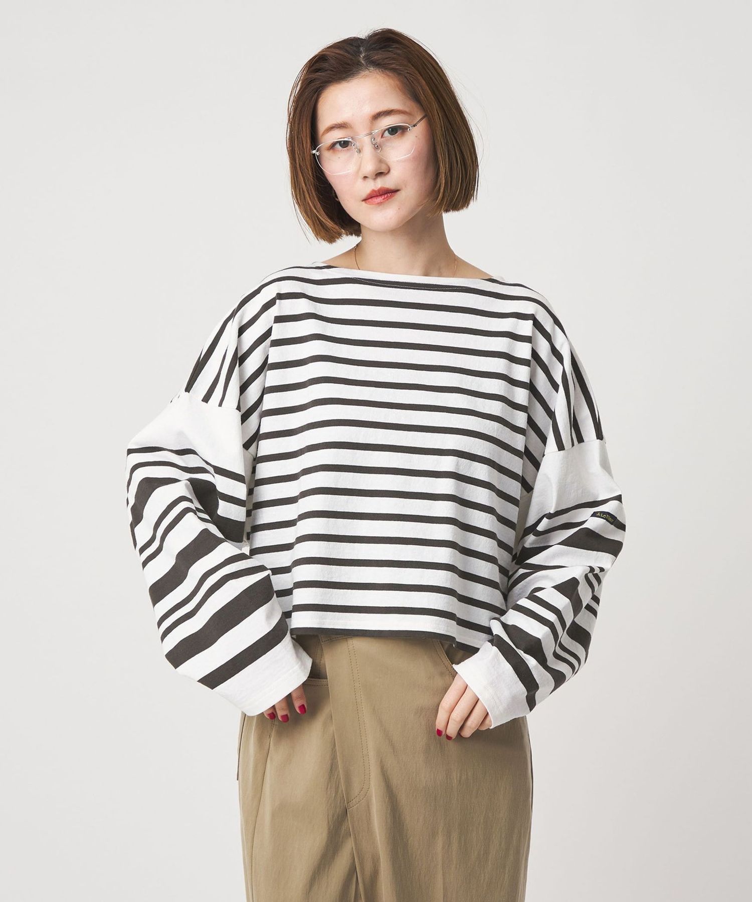 【conte】別注<Le minor>ロングスリーブ ボートネックTシャツ 8500026Y0005_x1_a001.jpg