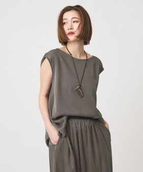 conte/＜conte＞レオパード ノースリーブブラウス/シャツ / ブラウス