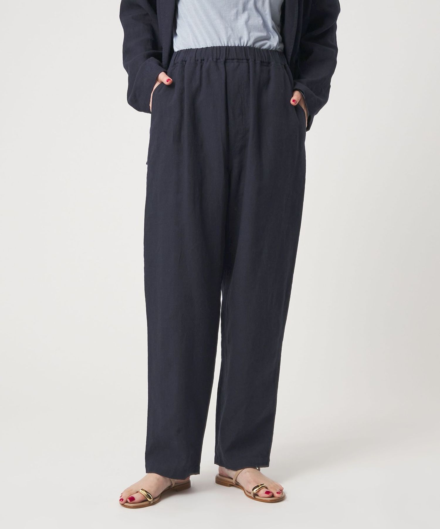 conte＞アサ イージー ワイドパンツ