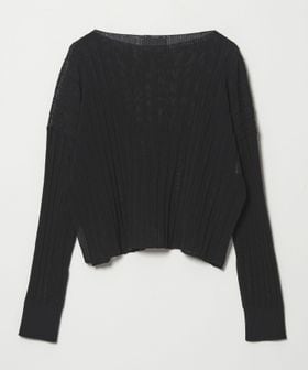 conte/＜conte＞ワイドリブ ボートネックニット/ニット / セーター