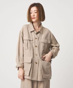 conte/＜conte＞サファリ ジャケット/ミリタリージャケット