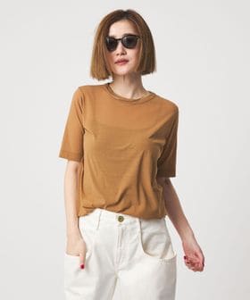 conte/＜conte＞コットン シアー クルーネックTシャツ/Tシャツ / カットソー