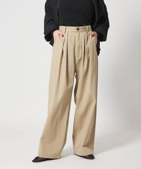 conte/＜conte＞チノ タック ワイドパンツ/チノパンツ