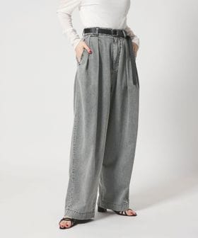 conte/＜conte＞タック デニムワイドパンツ/デニムパンツ