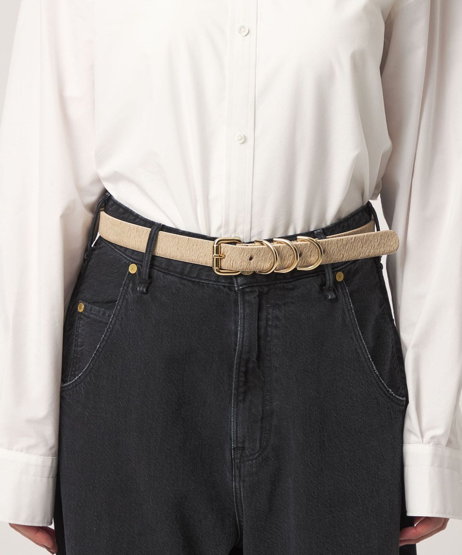 ■完売品■ conte【別注ATELIER AMBOISE ベルト 別注】＜ATELIER AMBOISE for conte＞バックル ベルト