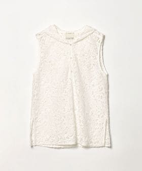 conte/＜conte＞レース フーデッド プルオーバー/シャツ / ブラウス