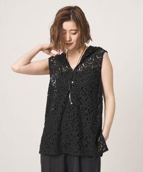 conte/＜conte＞レース フーデッド プルオーバー/シャツ / ブラウス