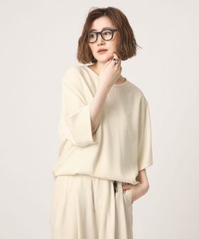 conte/＜conte＞スエードライク プルオーバーブラウス/シャツ / ブラウス