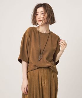 conte/＜conte＞スエードライク プルオーバーブラウス/シャツ / ブラウス