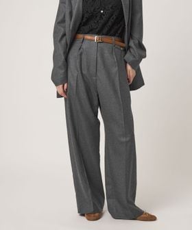 conte/＜conte＞コインポケット タック ワイドパンツ/その他パンツ