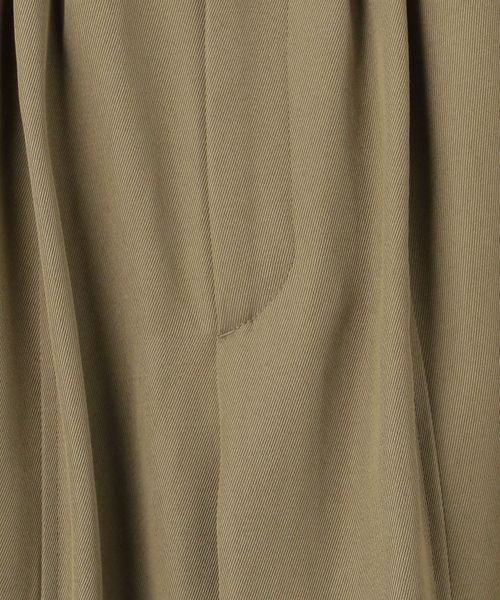 <6(ROKU)>RAYON COTTON TUCK PANTS/パンツ <6(ROKU)>RAYON COTTON TUCK PANTS/パンツ