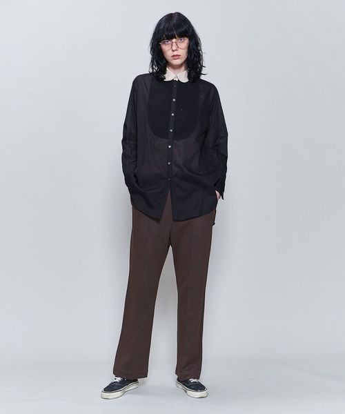 <6(ROKU)>CHIDORI JACQUARD PANTS/パンツ