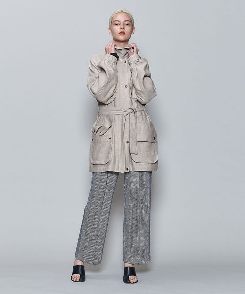 <6(ROKU)>CHIDORI JACQUARD PANTS/パンツ