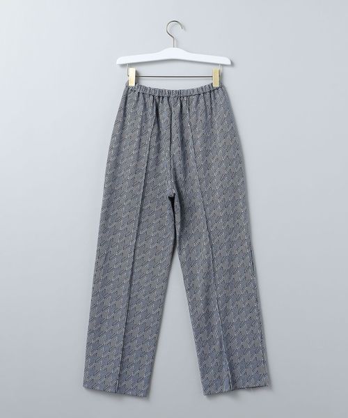 <6(ROKU)>CHIDORI JACQUARD PANTS/パンツ