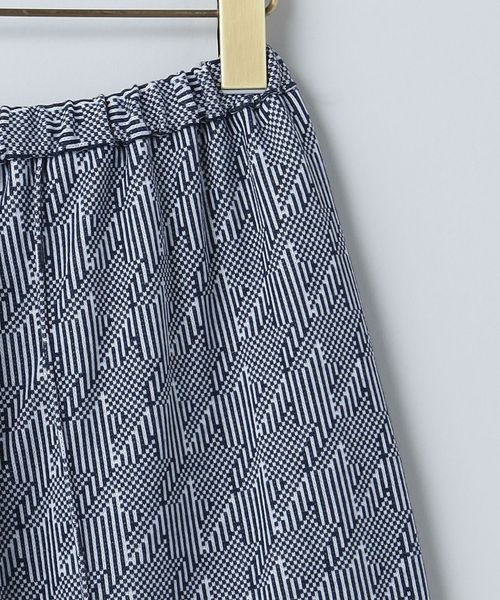 <6(ROKU)>CHIDORI JACQUARD PANTS/パンツ