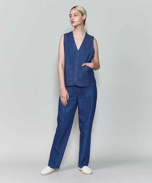 6(ROKU)>CHIDORI JACQUARD PANTS/パンツ