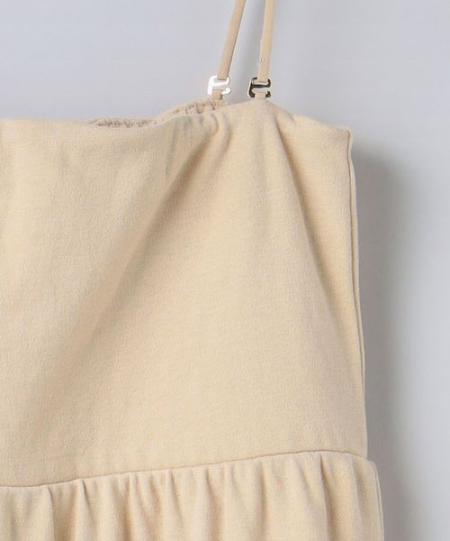 <6(ROKU)>COTTON BARE TOP MAXI DRESS/ワンピース