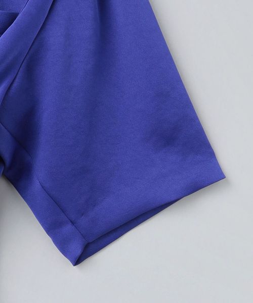 ロク SATIN SHORT SLEEVE OPEN COLLAR SHIRT 6（ロク）の「＜6(ROKU)＞SATIN SHORT SLEEVE OPEN COLLAR SHIRT