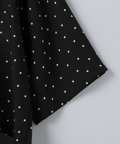 トップス 6(ROKU) DOT PRINT SHIRT 6 (ROKU) - 6(ROKU) / ロク | DOT PRINT SHIRT ドットプリント
