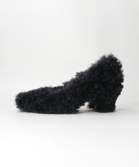 OE/＜OE＞POINTED FAKE FUR PUMPS/シューズ/パンプス