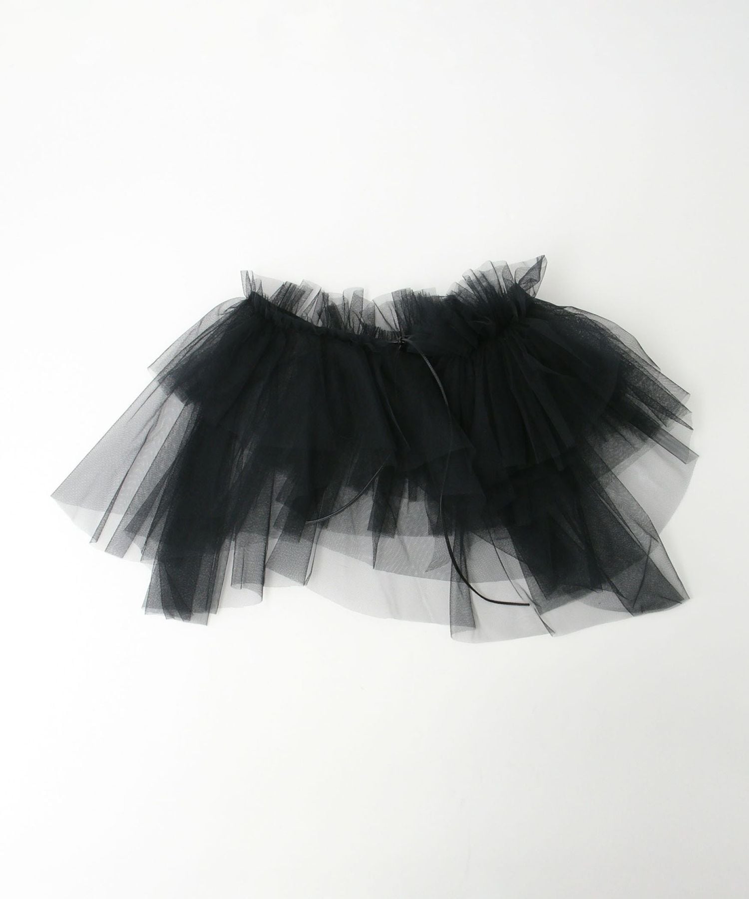 MARGE × 6(ROKU)＞TULLE ASYMMETRY COLLAR/着けえり