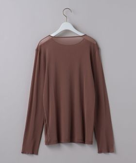 6(ROKU)＞ナイロンチュール プルオーバー トップス 