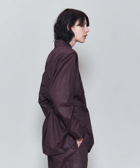 roku 6 シアーミリタリージャケットブラウン36 美品