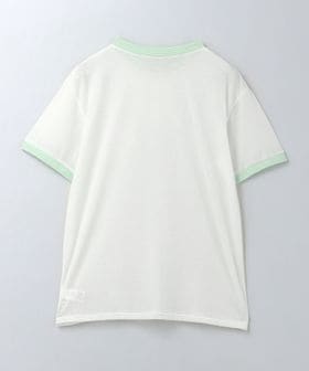 ＜6(ROKU)＞コットンナイロン シアーボーダーTシャツ　新品未使用タグ付 6(ROKU)＞コットンナイロン シアー ボーダー Tシャツ