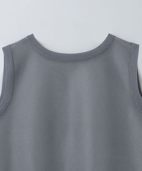 6 ROKU ナイロンポリエステルジャカードベストMD GRAY