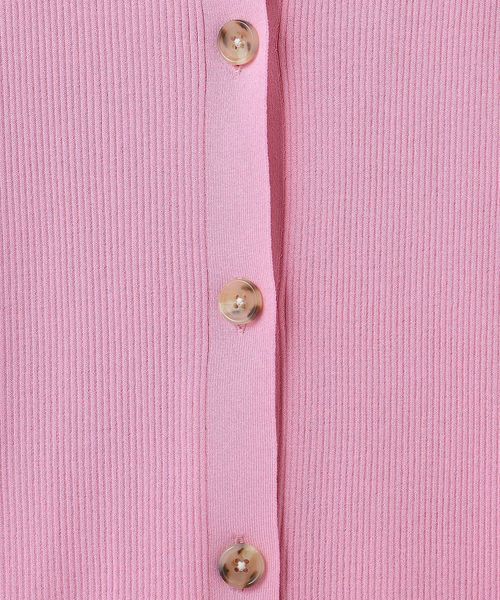 6(ROKU)＞リブシャツカーディガン 2024FW 