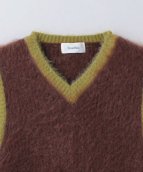 ⭐︎新品⭐︎ Ernie Palo 38 ニットベスト Ernie Palo:メッシュ ニット ベスト｜ SHIPS 公式サイト
