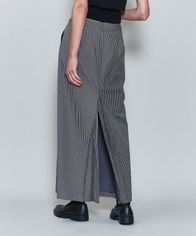 6(ROKU)＞チェック マキシスカート