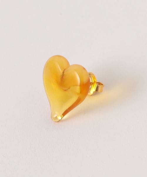 leeENoir■Sanding Heart Earring ピアス/送料関税込 leeENoir] 韓国アクセ☆Sanding Heart Earring (leeENoir/ピアス