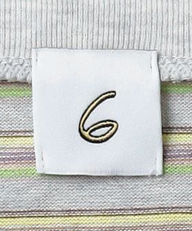 6(ROKU)＞コットン ボーダー ロングスリーブTシャツ 24AW