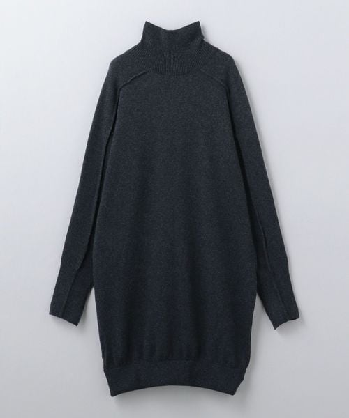 pelleq＞TIGHTENED HEM DRESS/ニットワンピース
