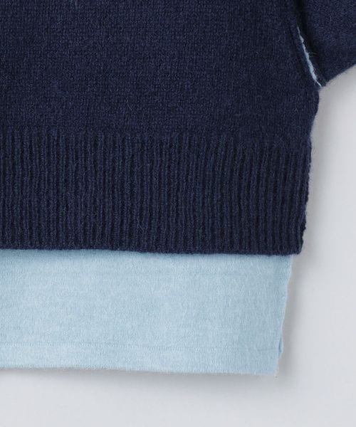 トップス PERVERZE Twin Layered Knit Sweater PERVERZE（パーバーズ）の「Twin Layered Knit Sweater（ニット