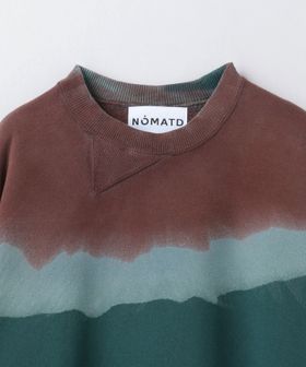 NOMA t.d. × 6  ROKU UNITED ARROWS / ノーマ ティーディー × ロク 24AW N38-6CS01 DYE SWEAT PULLOVER タイダイ ツイスト 長袖スウェット ブランド古着】NOMA t.d. × 6 (ROKU) UNITED ARROWS / ノーマ
