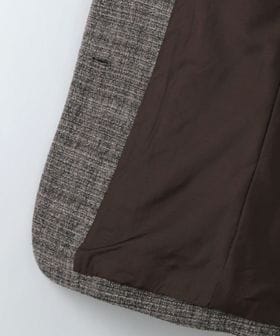 6(ROKU)＞ミックスカラージャケットコート