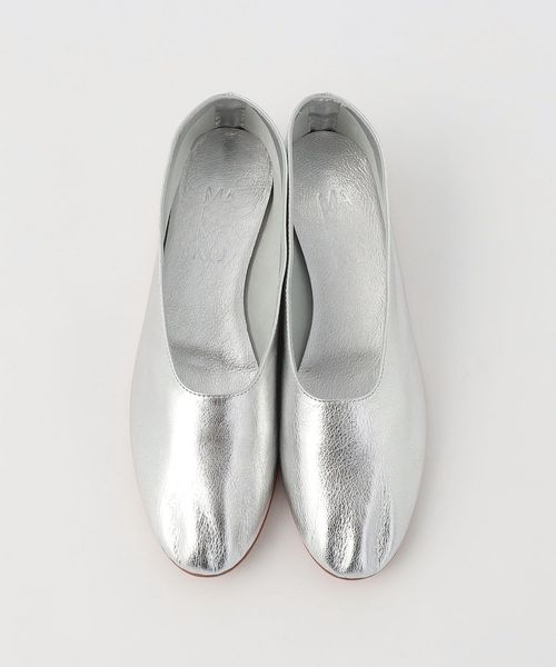 ✨新品同様✨マルティニアーノ　24cm High Glove ゴールドシルバー Martiniano GLOVE フラットシューズ | GALERIE