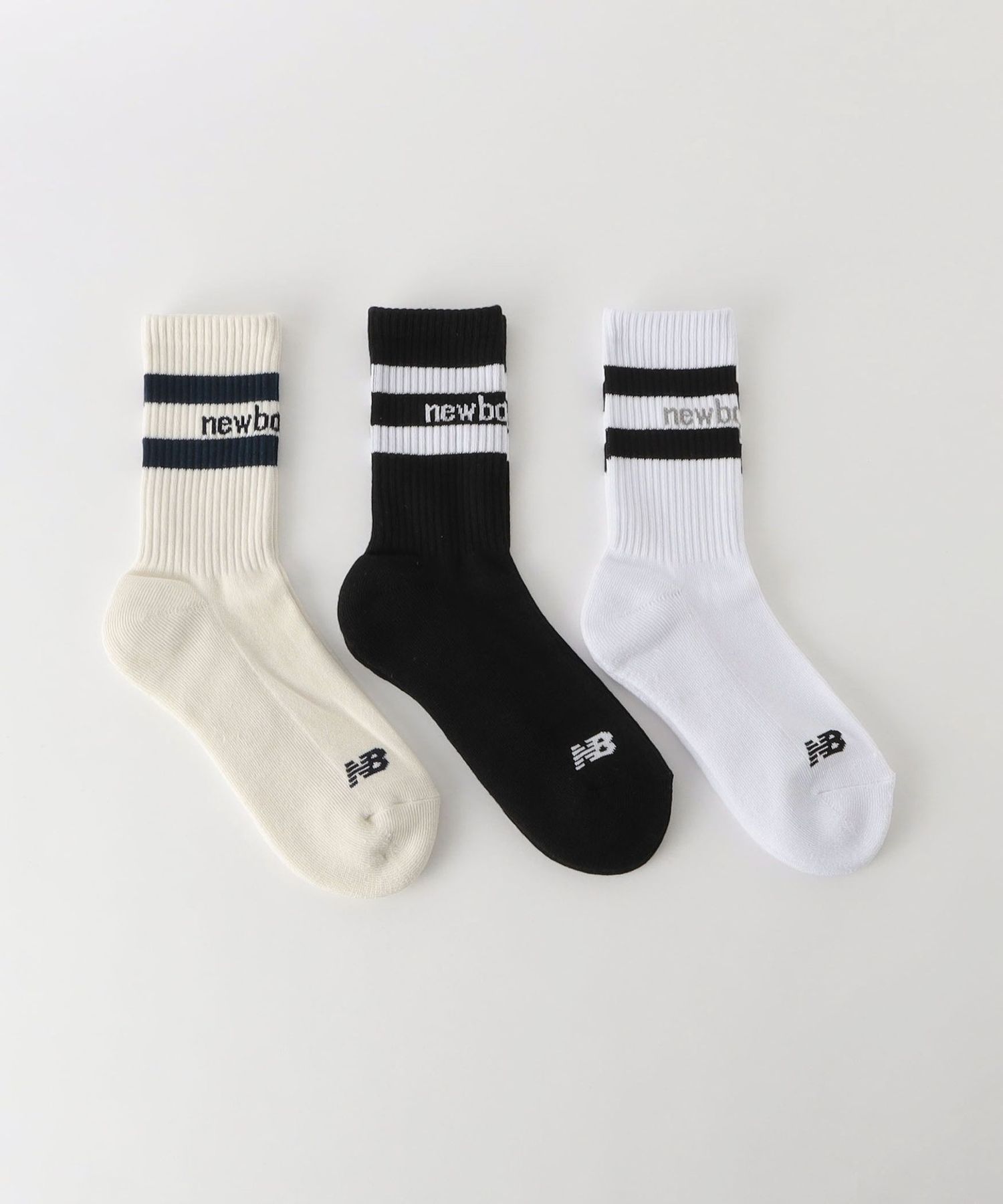 New Balance＞3P LINE SOCKS/ソックス