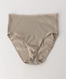 OVERNEATH＞HIGH WAIST RIB BRIEFS 019/ショーツ