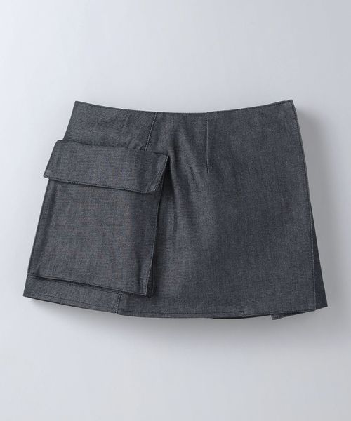 Tu es mon Tresor＞WAIST POCKET APRON/ラップスカート