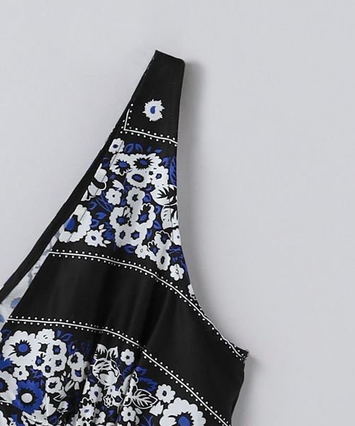 roku 6 NOMA t.d PRINT SLIP DRESS ワンピース NOMA t.d.＞PRINT SLIP DRESS/ワンピース