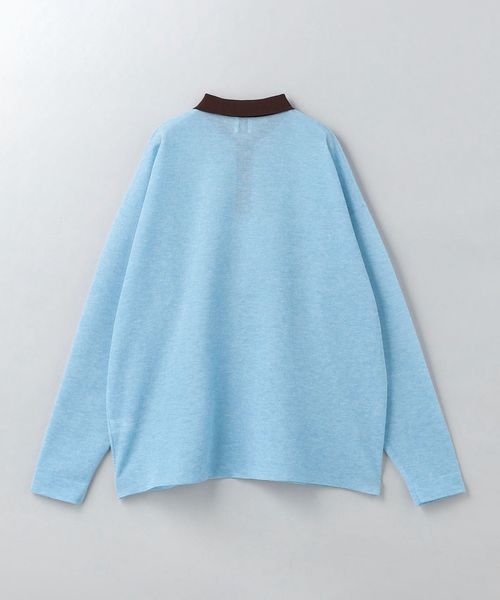 6roku シアーポロニット 6roku シアーポロニット 6(ROKU)＞シアーカラーポイント ニット