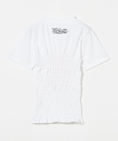別注】＜Ruro × 6＞SHIRRING Tシャツ