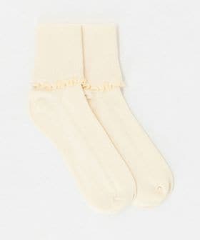 Jefferies Socks/＜Jefferies Socks＞ RIPPLE EDGE TURN OFF CREW SOCKS/ソックス/ソックス / 靴下