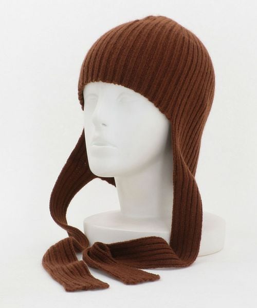 babaco＞CASHMERE RIB KNIT CAP/ニットキャップ