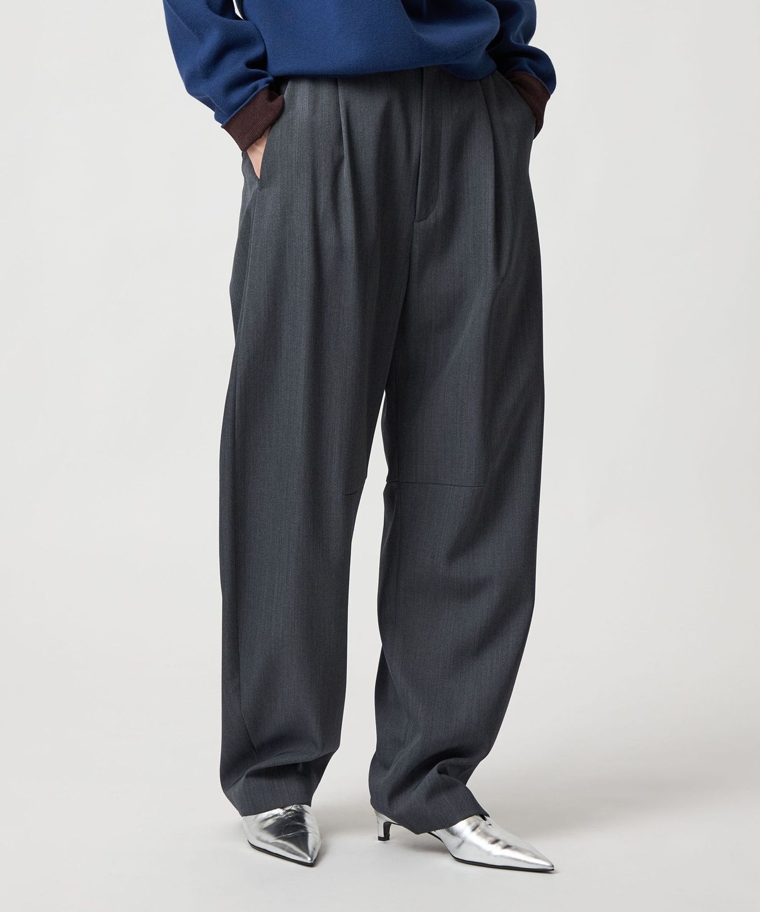 6(ROKU)＞P/W バレル パンツ 2